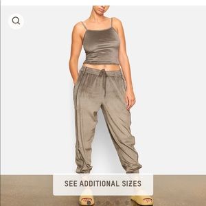 skims velour oversized joggers